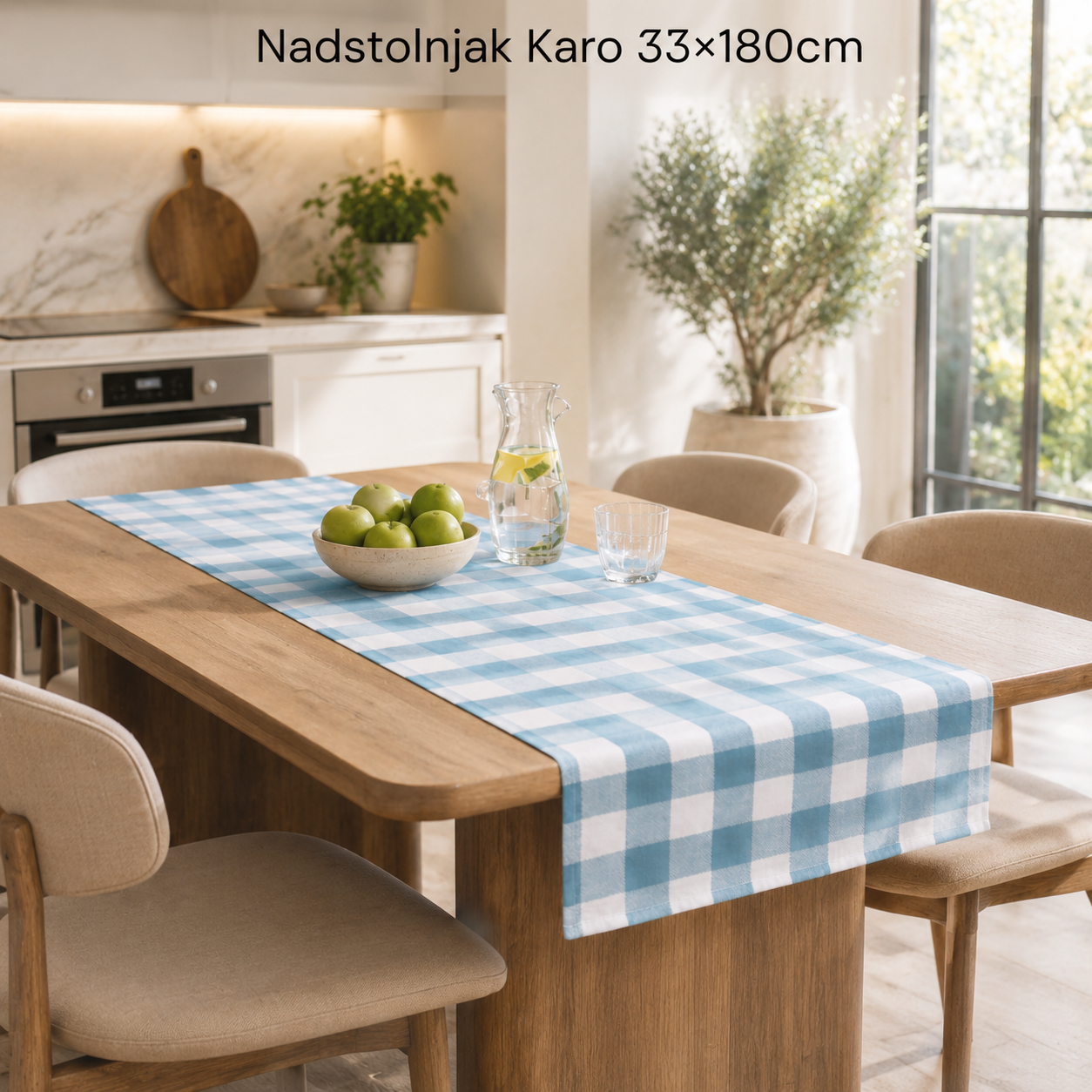 Nadstolnjak Karo 33x180cm