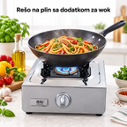 Rešo na plin sa dodatkom za wok