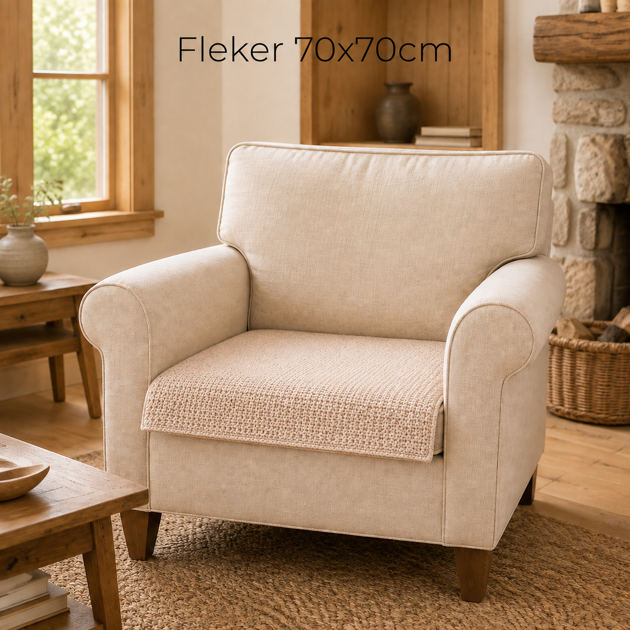 Fleker Solid 70x70cm