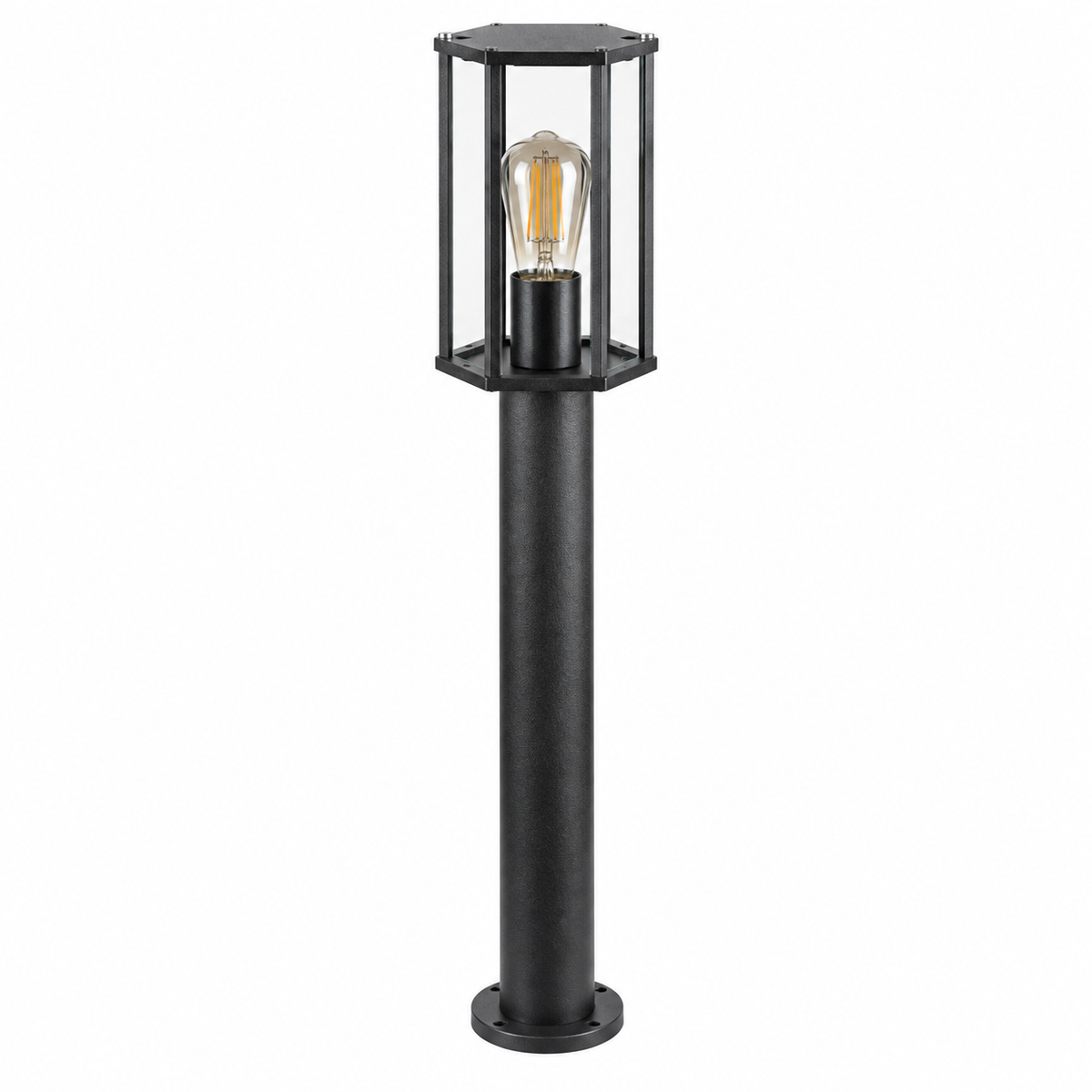 Dubrovnik spoljna podna lampa mat crna aluminijum E27 40W