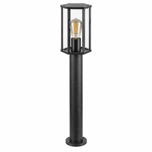 Dubrovnik spoljna podna lampa mat crna aluminijum E27 40W