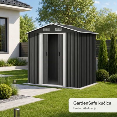 GardenSafe Metalna Baštenska Kućica GH406