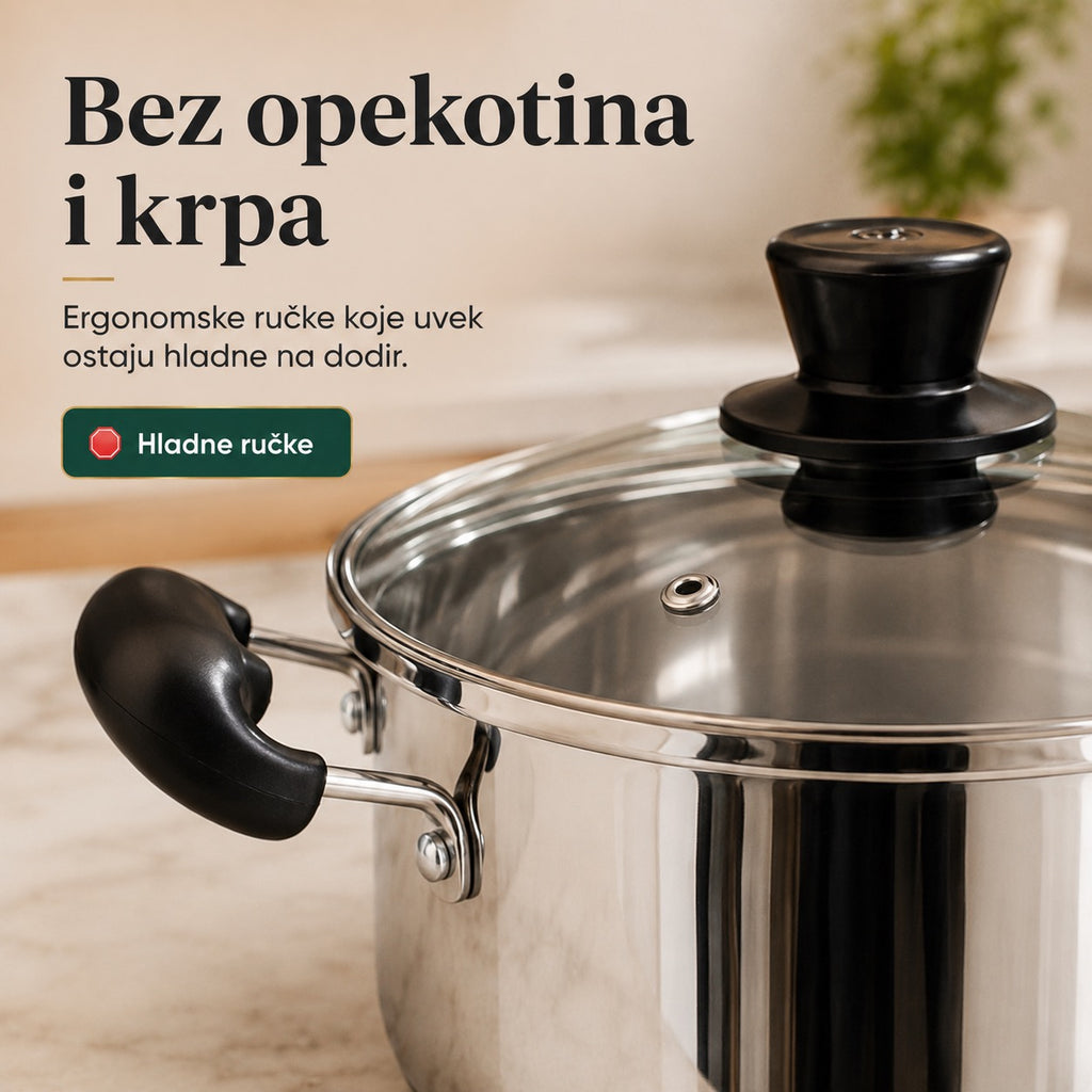 ClassicCook – Set šerpi od nerđajućeg čelika