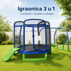 Igraonica 3 u 1 sa metalnom konstrukcijom