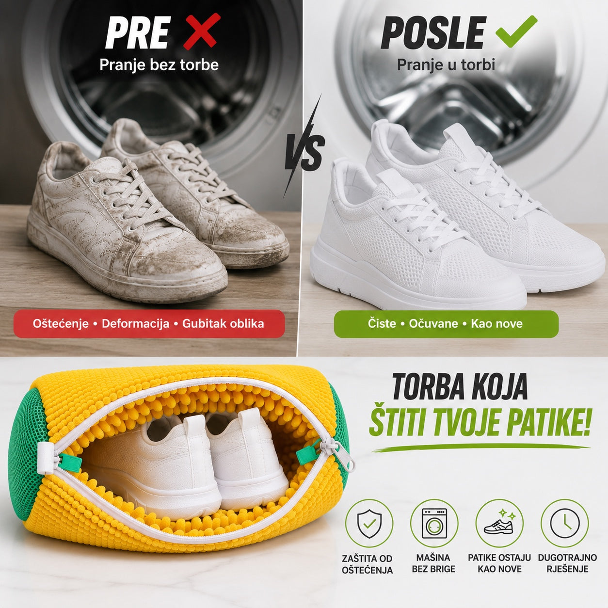 Torba za pranje patika